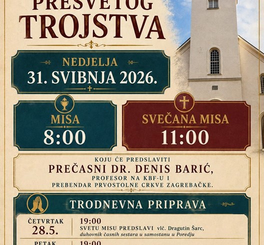 Proslava župne svetkovine Presvetog Trojstva u Donjoj Stubici